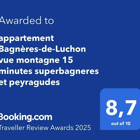 De Luchon T3 Vue Montagne 15 Minutes Station De Ski, Piscine De Juin - Septembre *