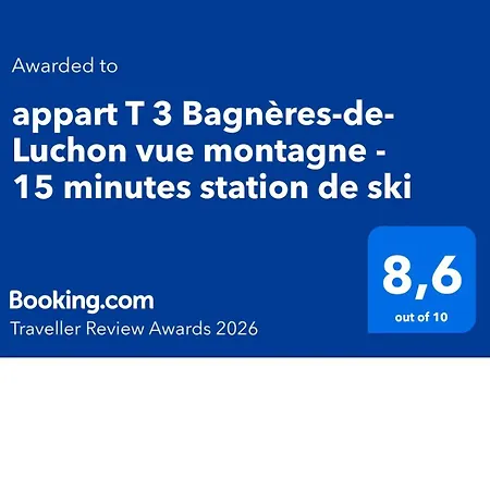 De Luchon T3 Vue Montagne 15 Minutes Station De Ski, Piscine De Juin - Septembre Апартаменты