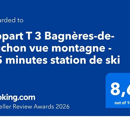 아파트 De Luchon T3 Vue Montagne 15 Minutes Station De Ski, Piscine De Juin - Septembre Bagnères-de-Luchon