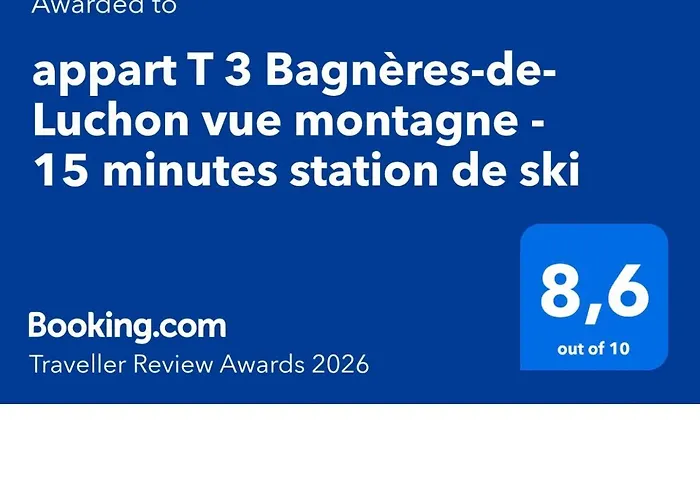 De Luchon T3 Vue Montagne 15 Minutes Station De Ski, Piscine De Juin - Septembre 아파트